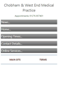 Mobile Screenshot of chobhamandwestend.co.uk